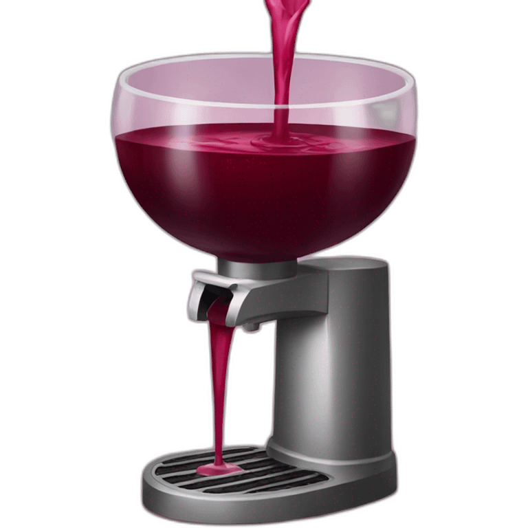 red wine fountain emoji