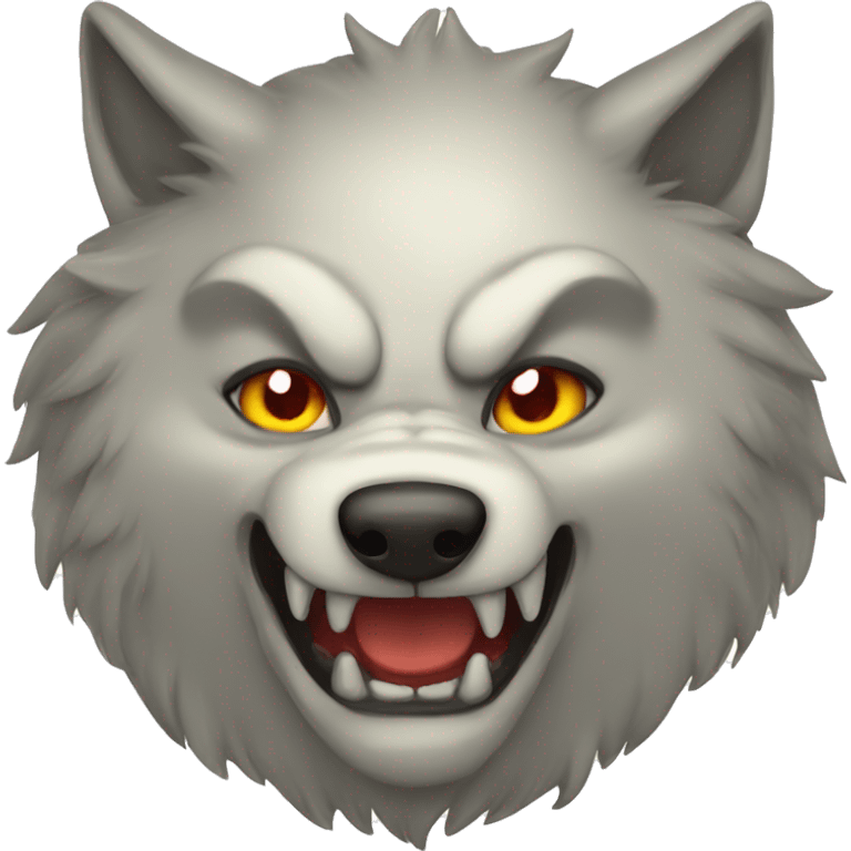 Demon wolf emoji