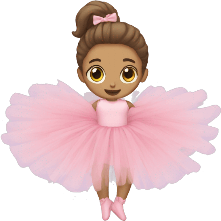 Pastel pink tutu emoji