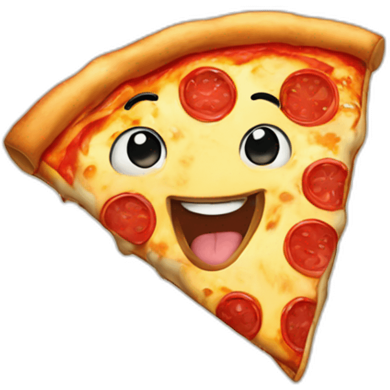 Happy Pizza emoji