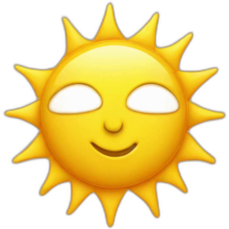 smirk-sun emoji