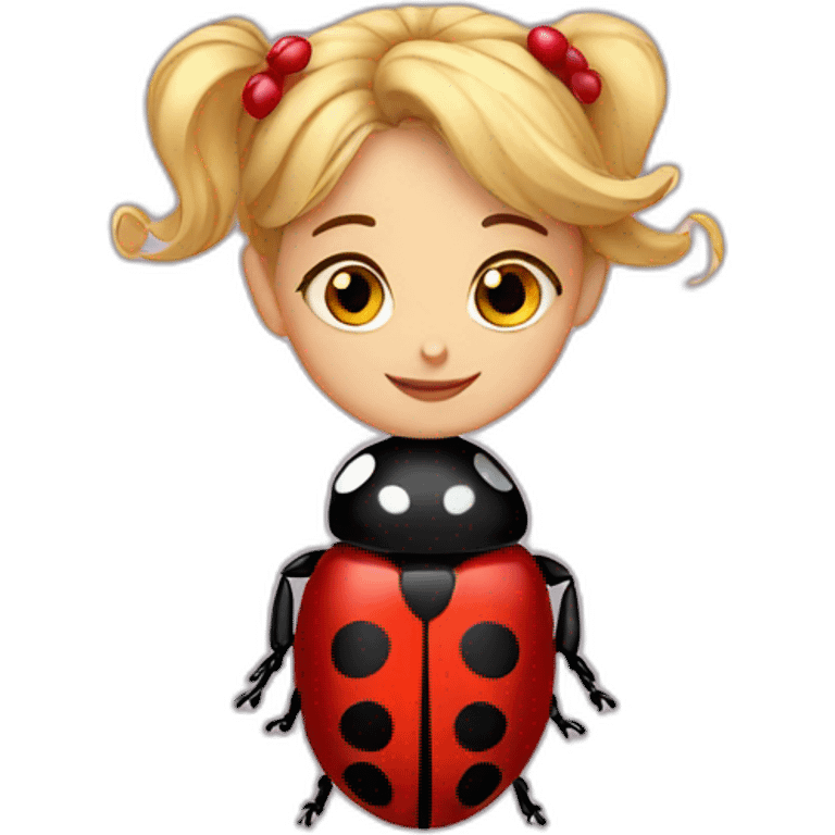 Miraculous lady bug emoji