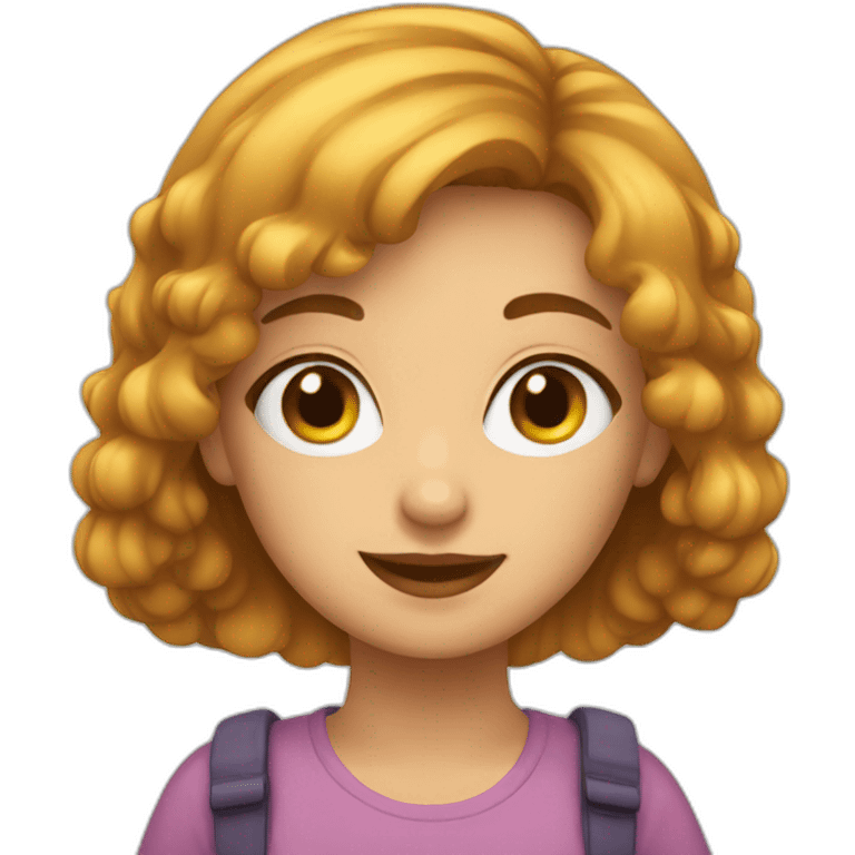 Girl at beacy emoji