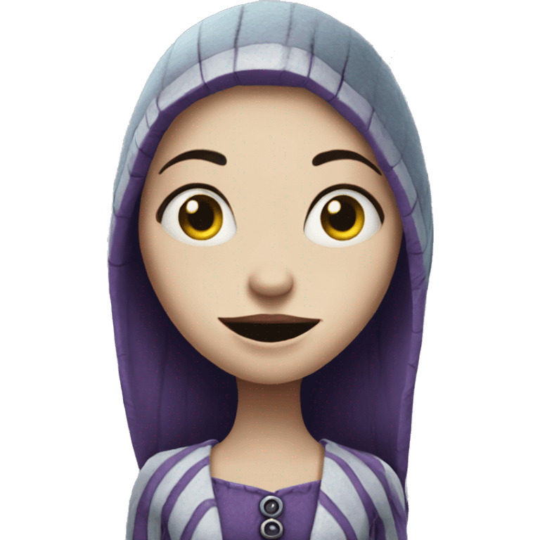 Sally from nightmare before Christmas  emoji