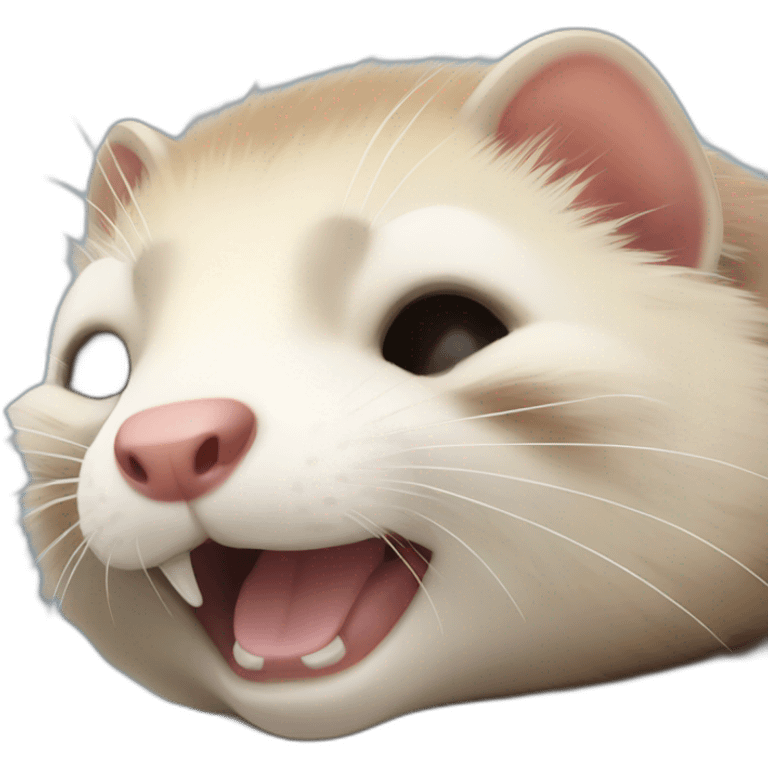 Furet qui dort emoji