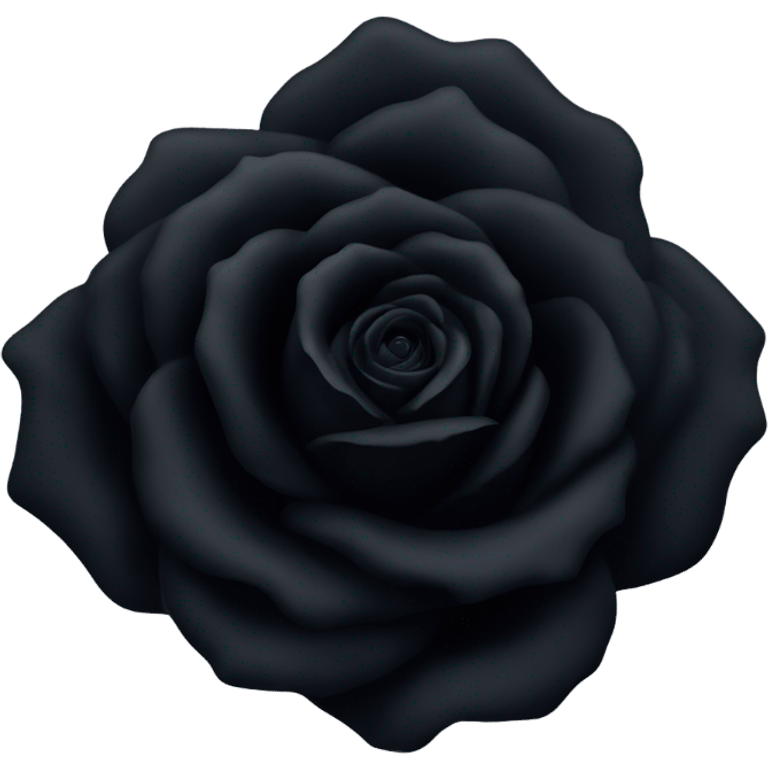 Black rose emoji