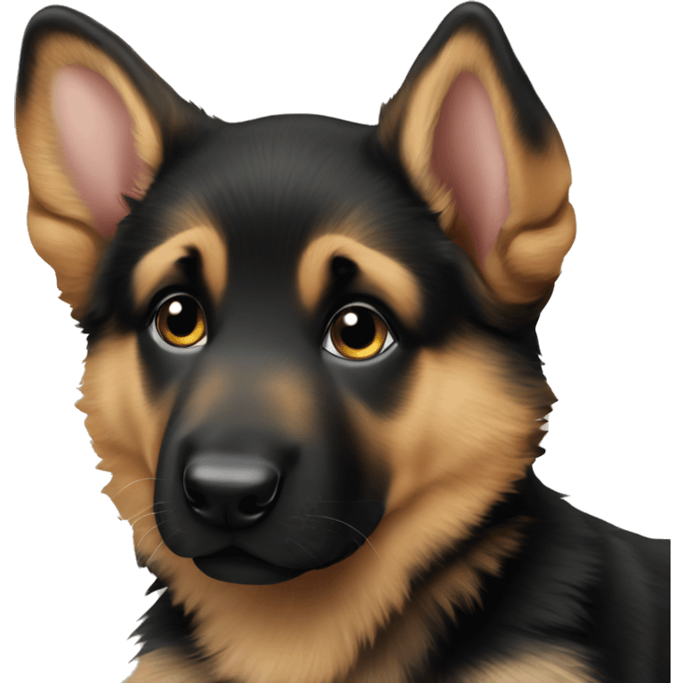 German shepherd puppy emoji