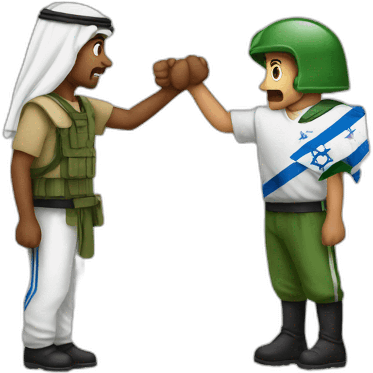 Israel vs palestin emoji