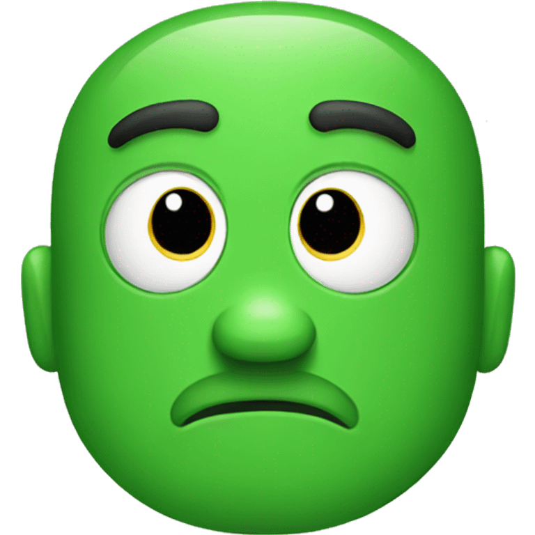 Green papagayo emoji