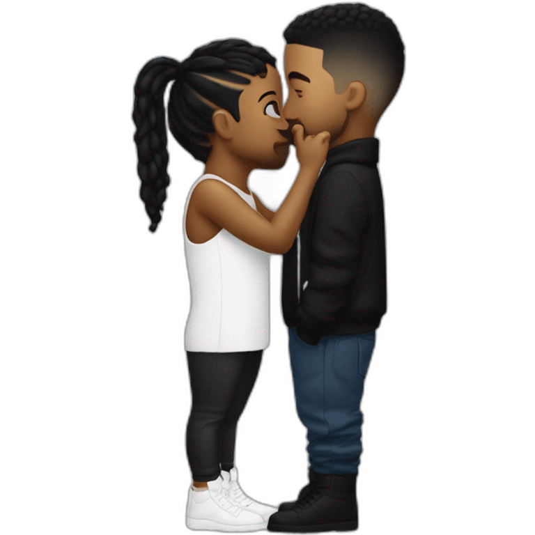 drake kissing 21 savage emoji