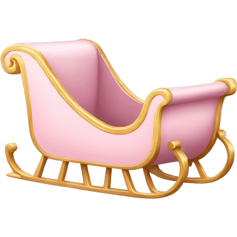 light pink sleigh emoji