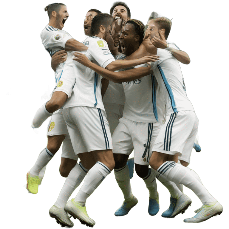 Real Madrid rramples Manchester City emoji