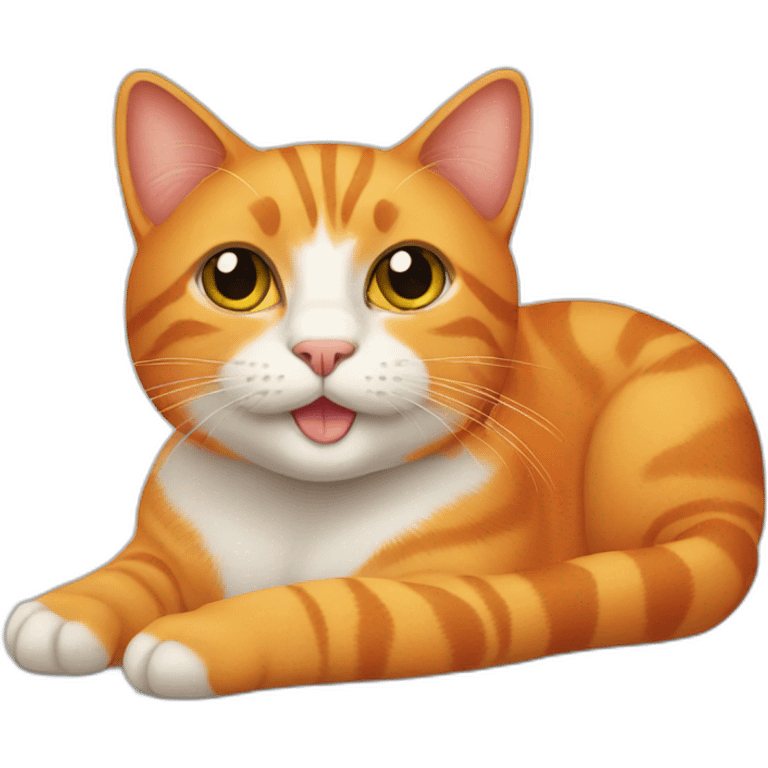 orange cat emoji