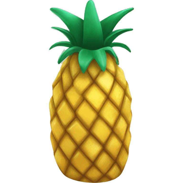 fish tail hat with golden pineapple emoji