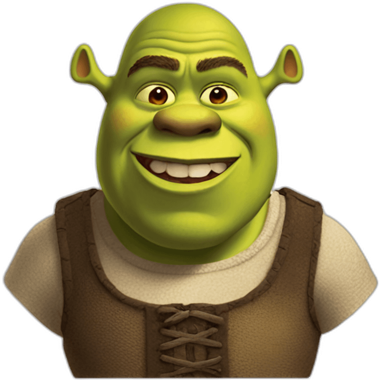 Shrek enceinte emoji