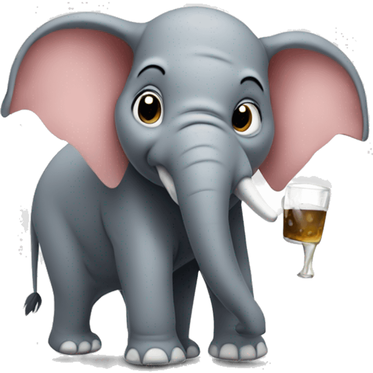 Drunk elephant  emoji