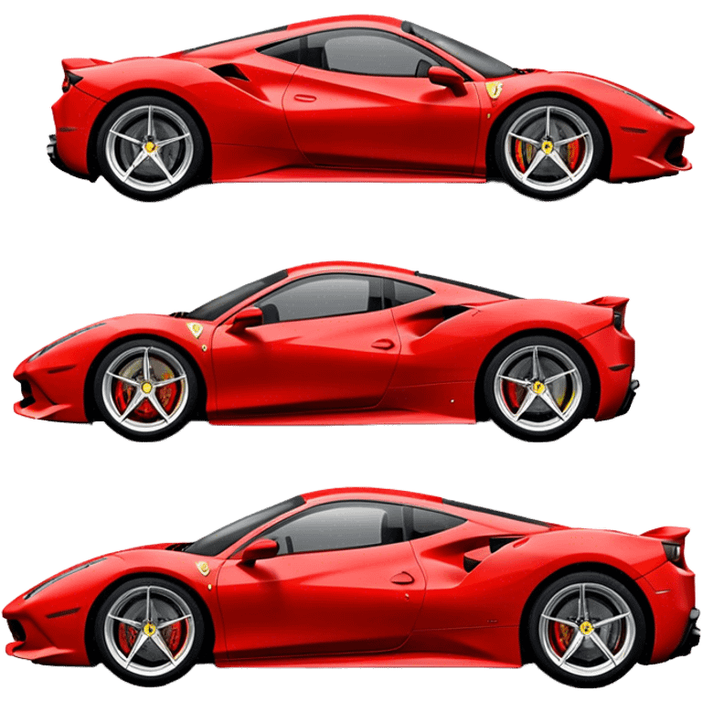 Ferrari 488 GTB - Ferrari (Model Year: 2020) (Iconic colour: Red) emoji