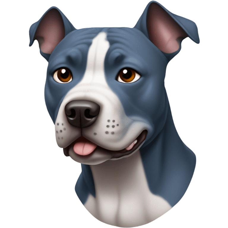 Blue staffy emoji