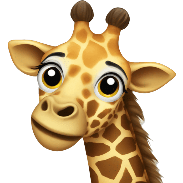 giraffe crying emoji