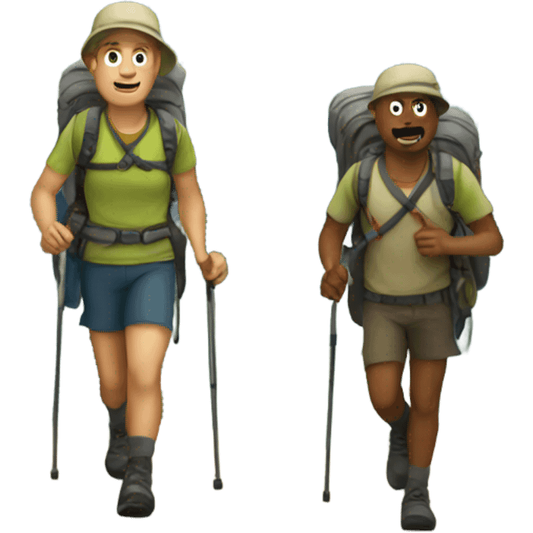 Trekking emoji