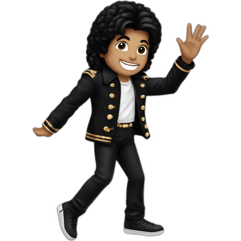 Michael Jackson waving emoji