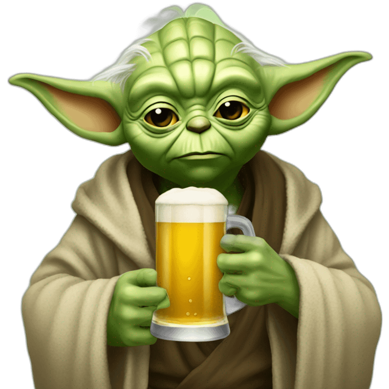 Yoda-driking-beer-in-the-hand emoji