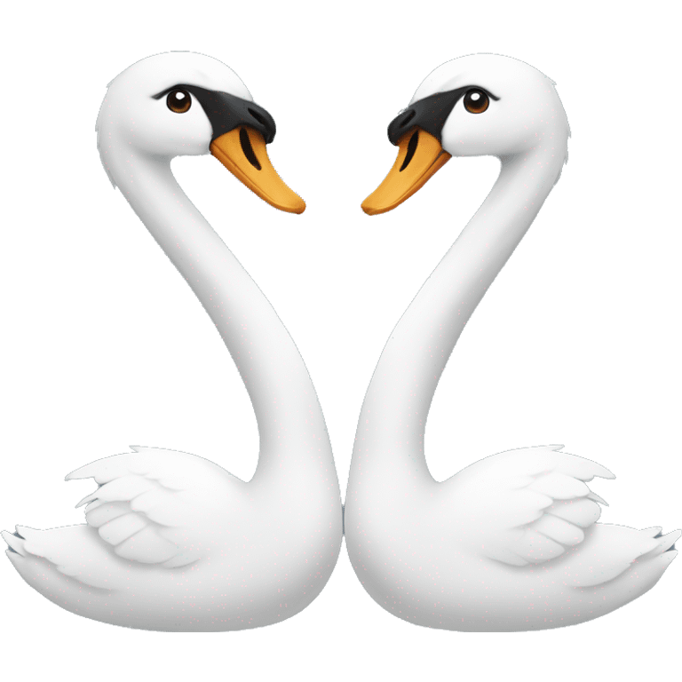 swan both side  emoji