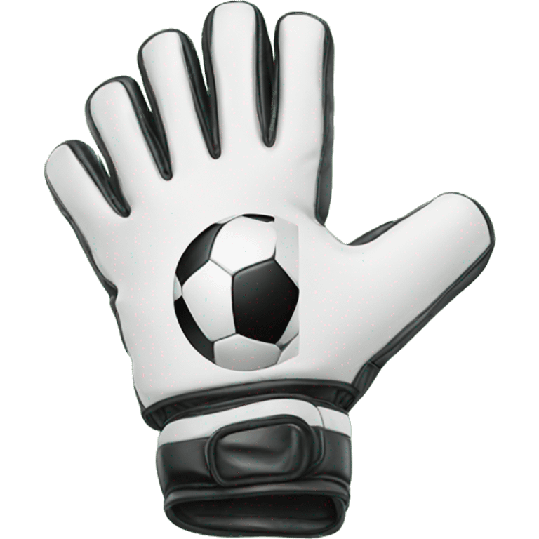 Soccer gloves emoji