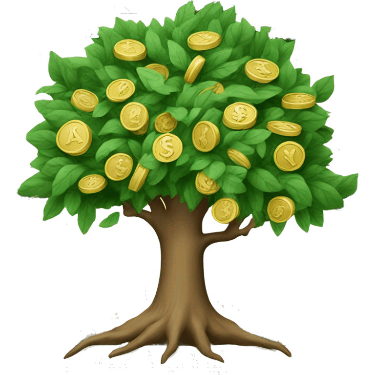 Tree of money  emoji