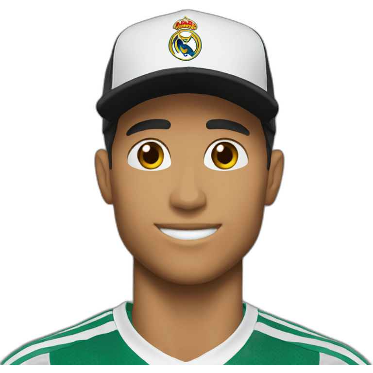 Emoji with CR7 Cap emoji