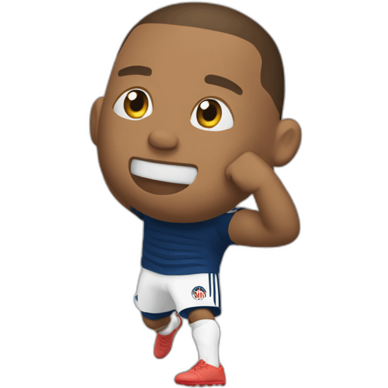 Mbappé qui mange du pain  emoji