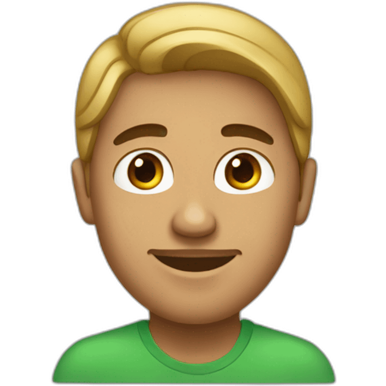 A male brazilian designer with stretched ears emoji