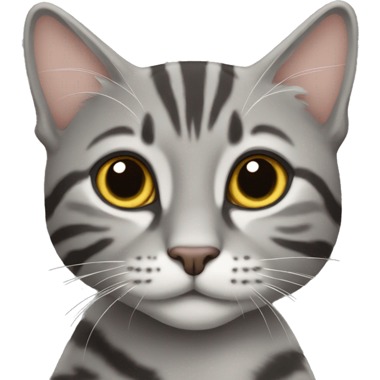 Gray tabby  emoji