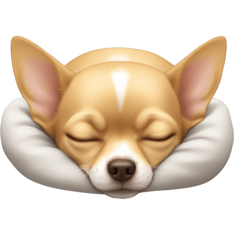 Chihuahua sleeping emoji