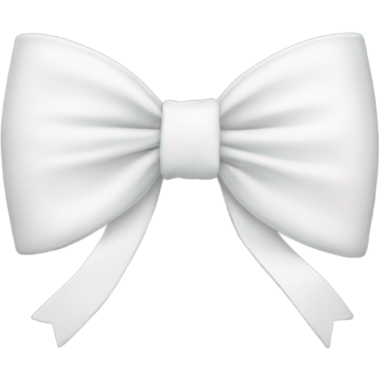 White bow emoji