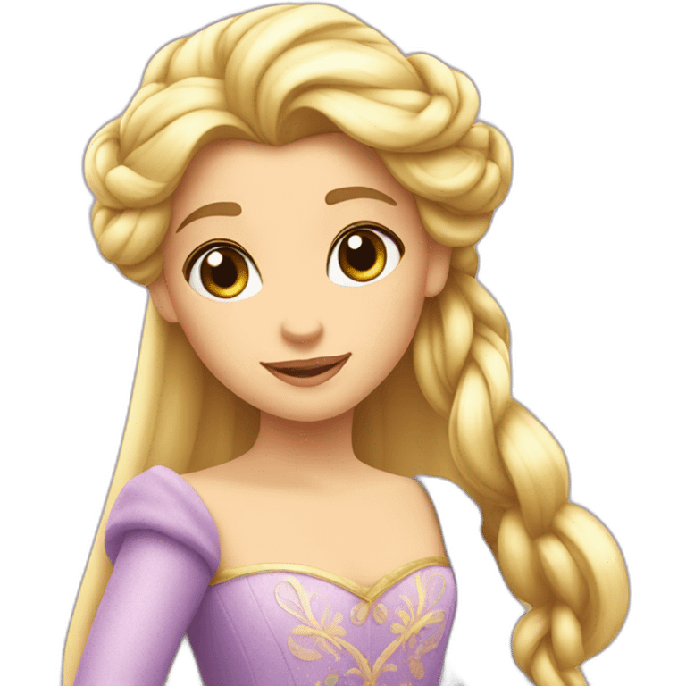 princesse raiponce emoji