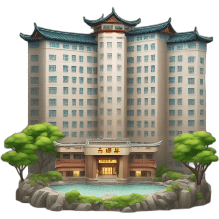 shanghai shimao deep pit hotel emoji