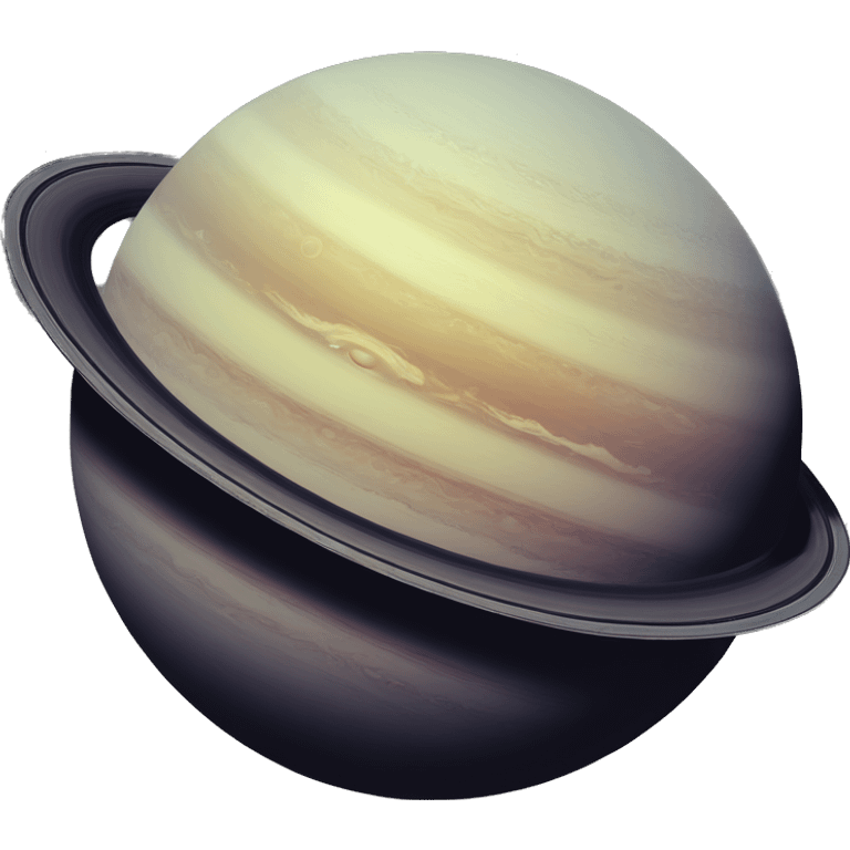 The planet Saturn in 1958 emoji