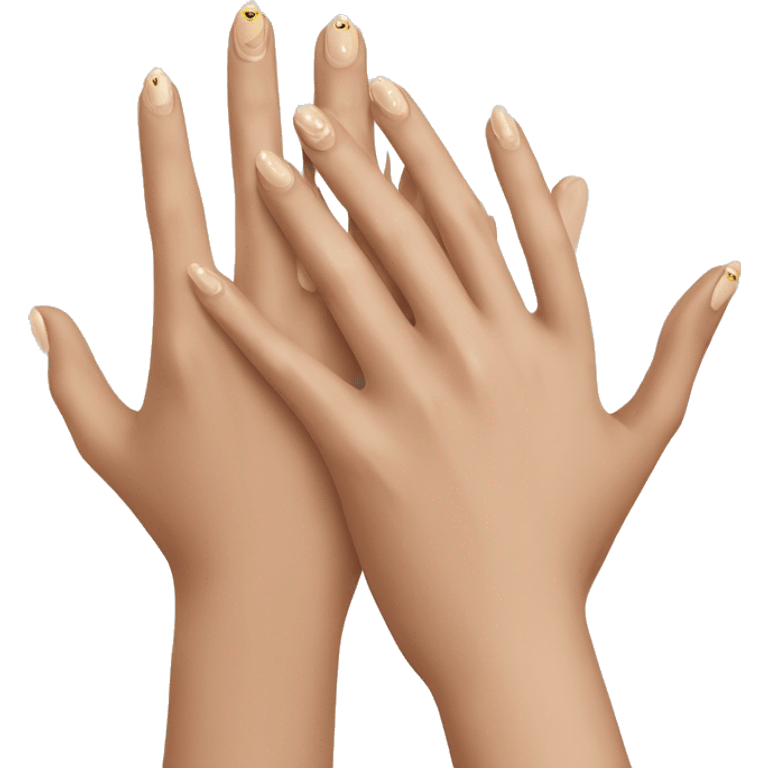 beige manicure emoji