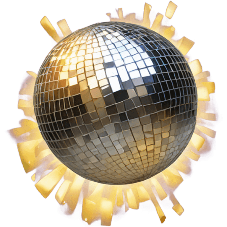 Disco ball turning  emoji