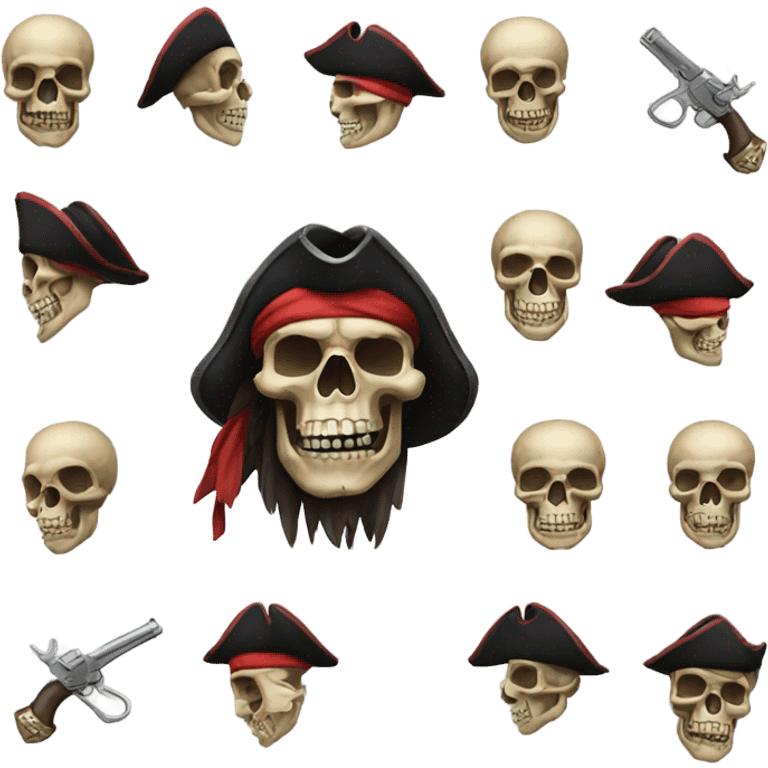 Skull pirat  emoji