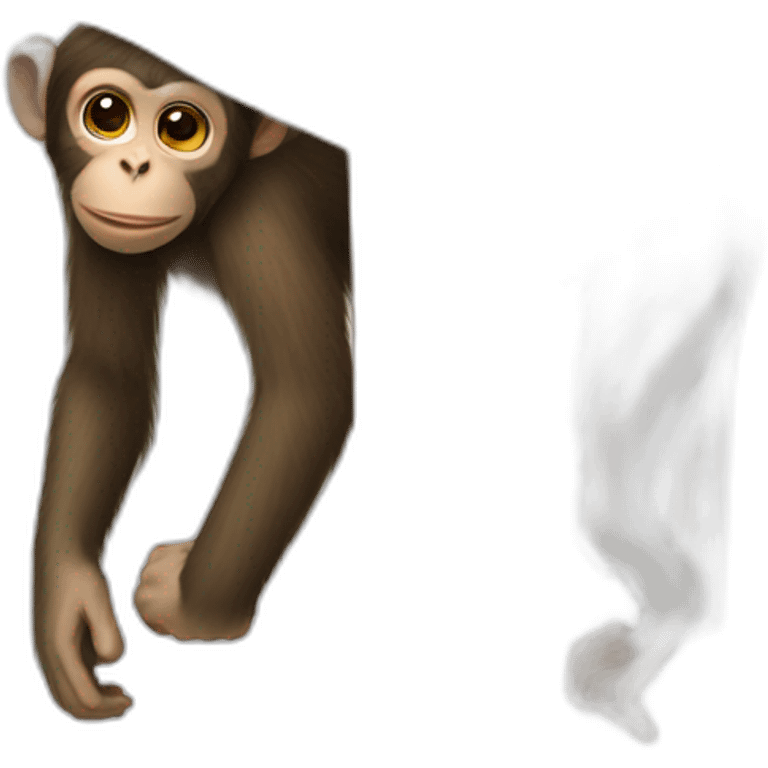 monkey under table emoji