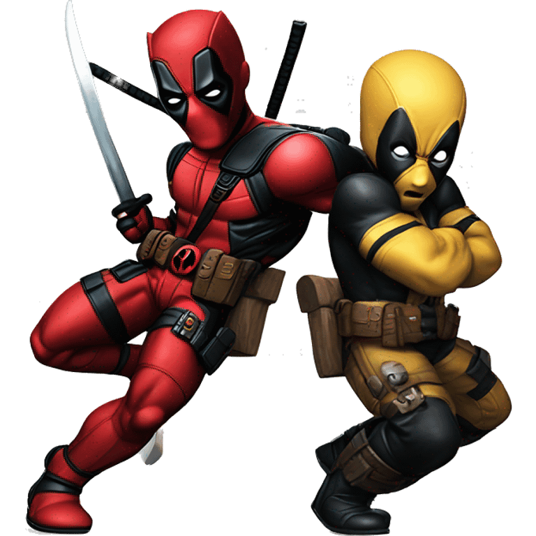 deadpool vs wolverin emoji