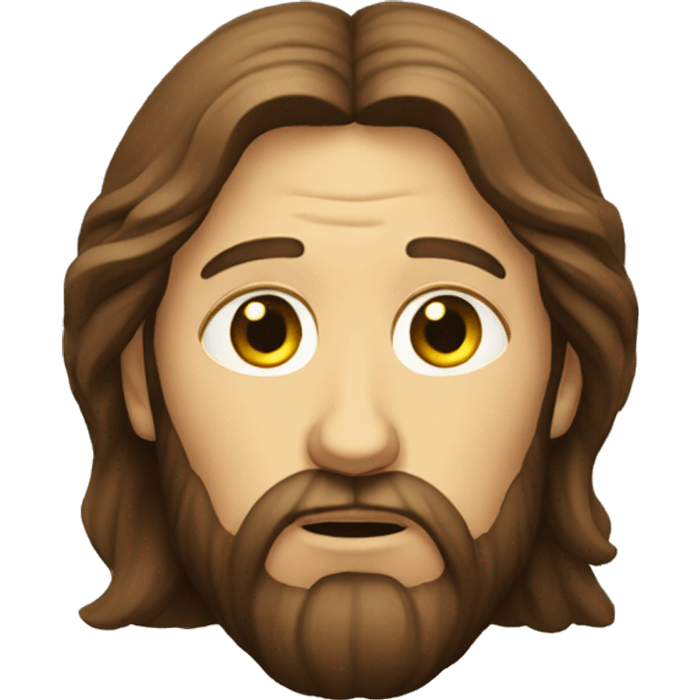 very sad Jésus-Christ emoji