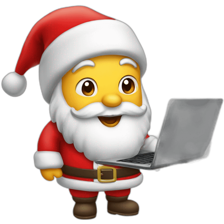 SANTA CLAUS CON PORTATIl emoji