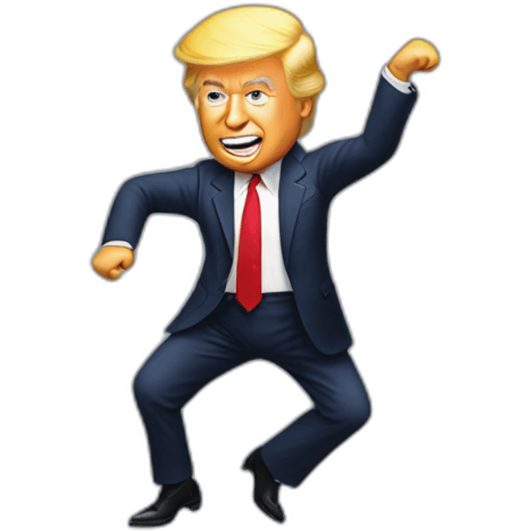 Donald trump dancing emoji