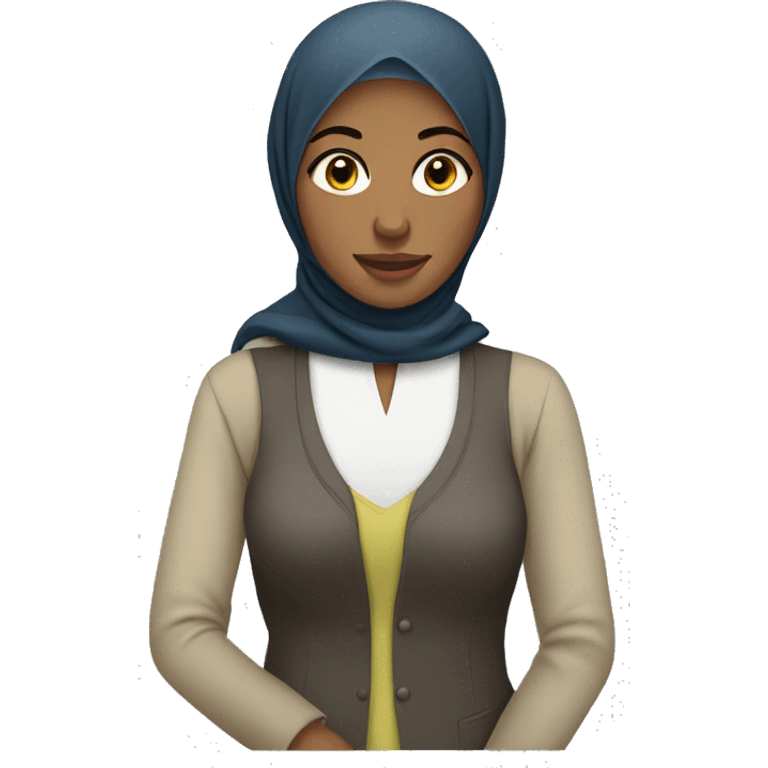 muslim women home work emoji