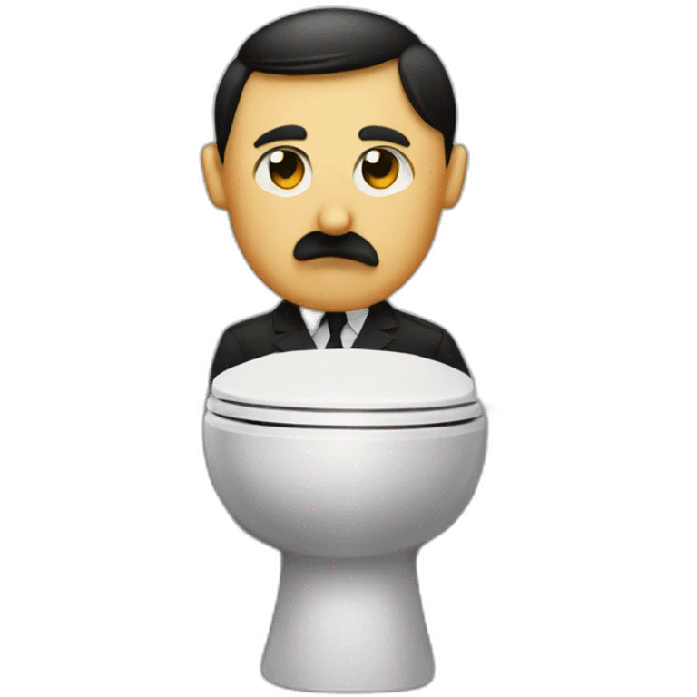 Hitler au toilettes emoji