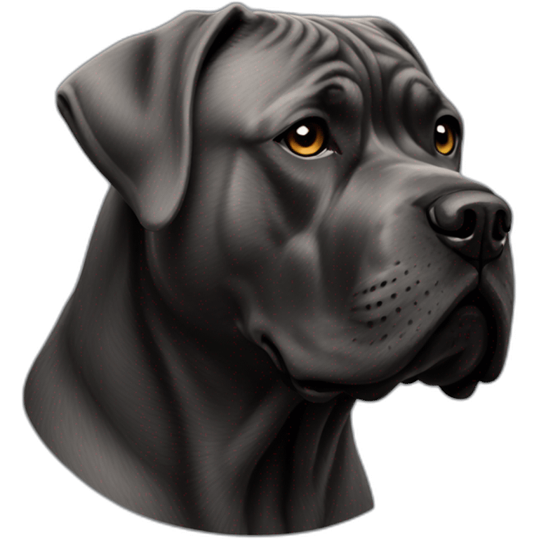 dog Cane Corso in profile emoji