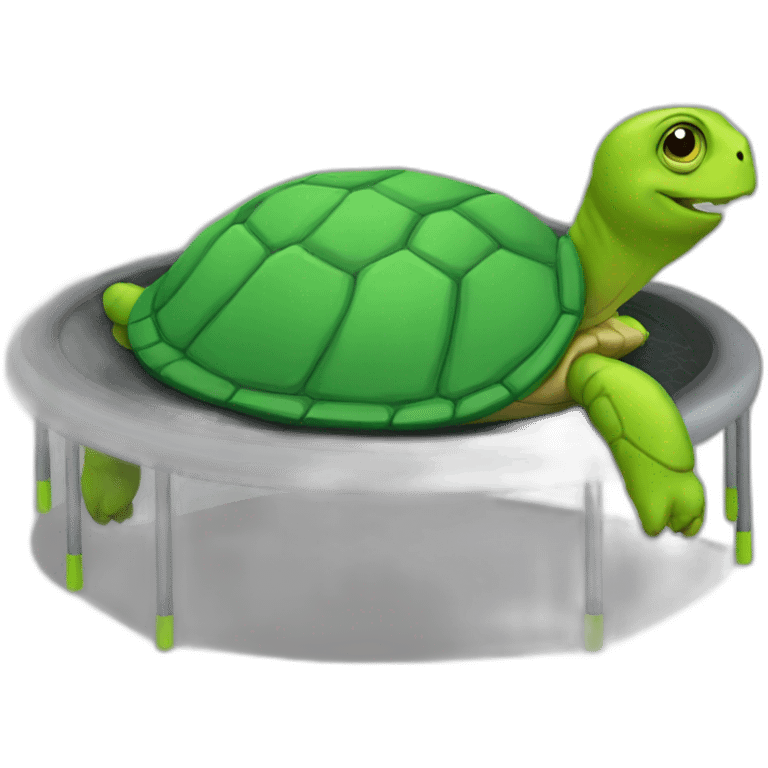 Trampoline tortue emoji